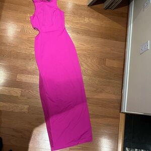 Lulus hot pink maxi dress